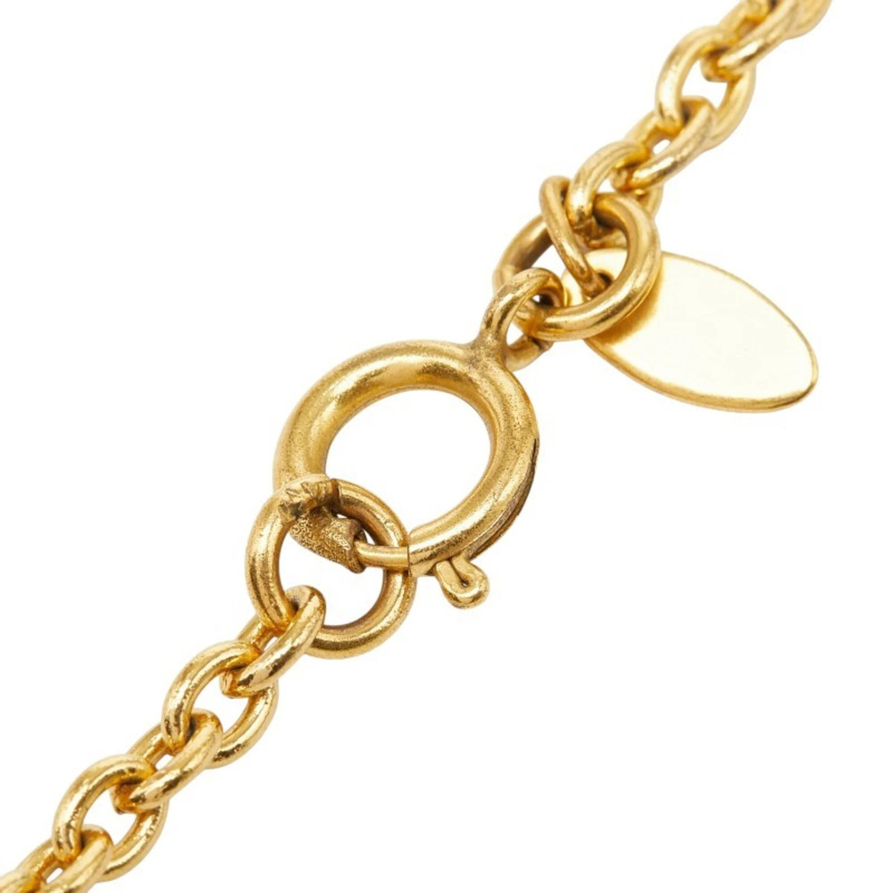 CHANEL Gold Logo Necklace - Picture 5 of 7